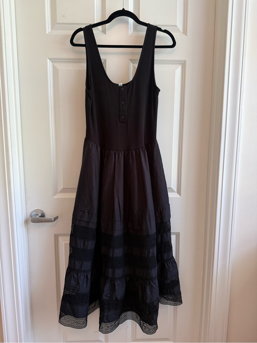 torrid Belle+Isle Black Button-Front Dress